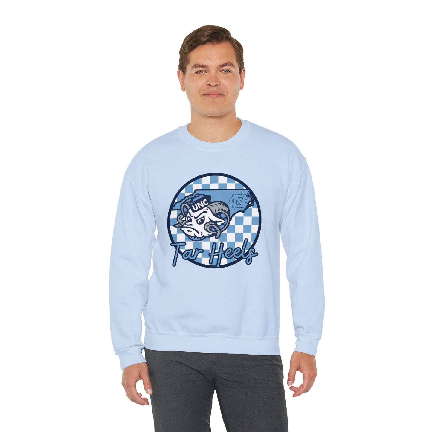 North Carolina Tar Heels Checkered Sweatshirt