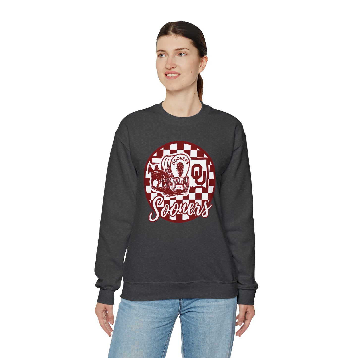 Oklahoma Sooners Checkered Sweatshirt