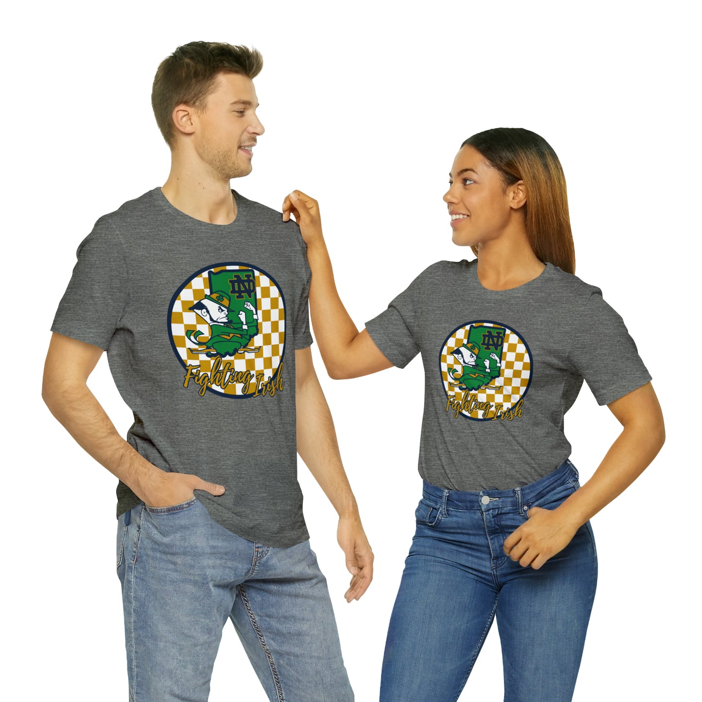 Notre Dame Fighting Irish Checkered Circle