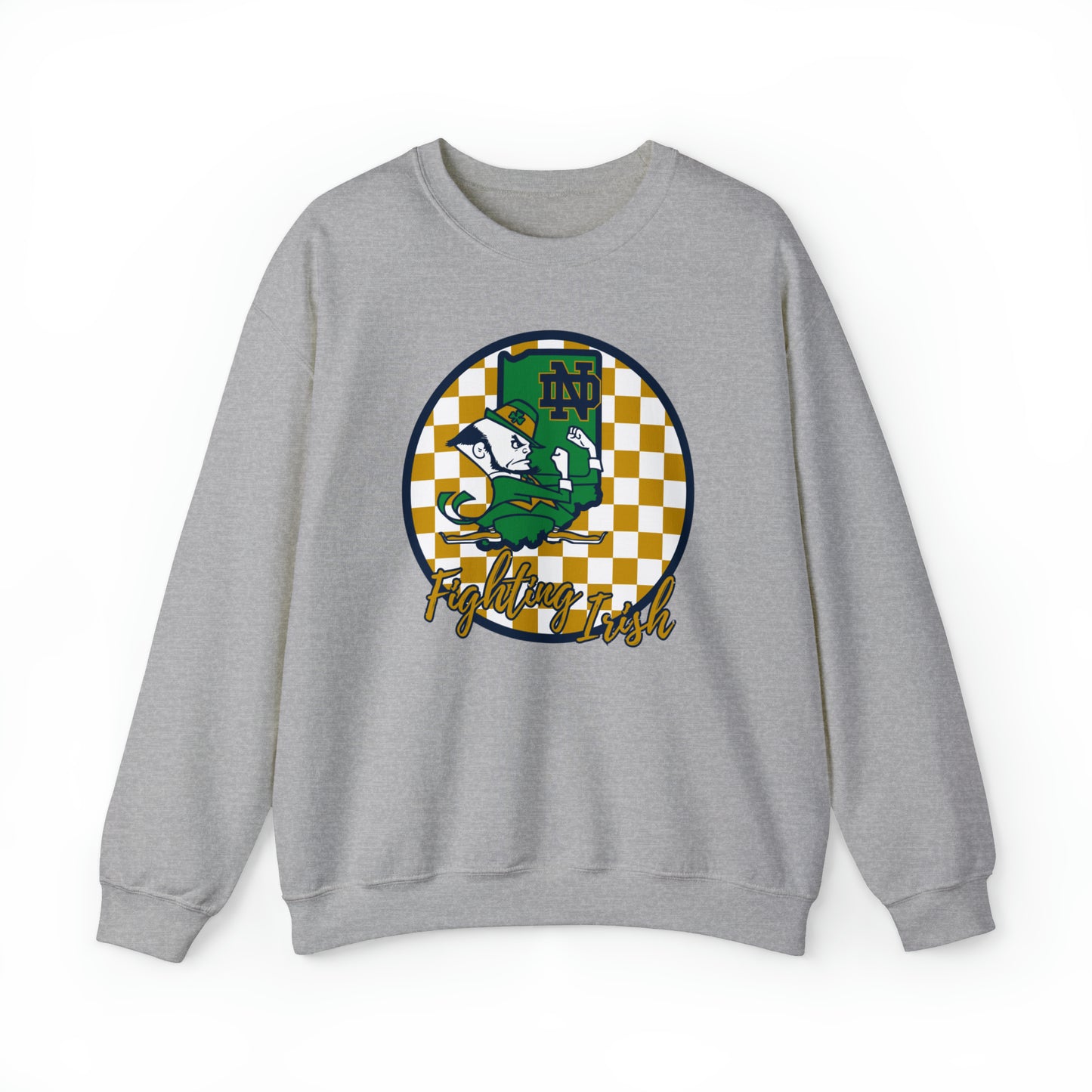 Notre Dame Fighting Irish Checkered Sweatshirt