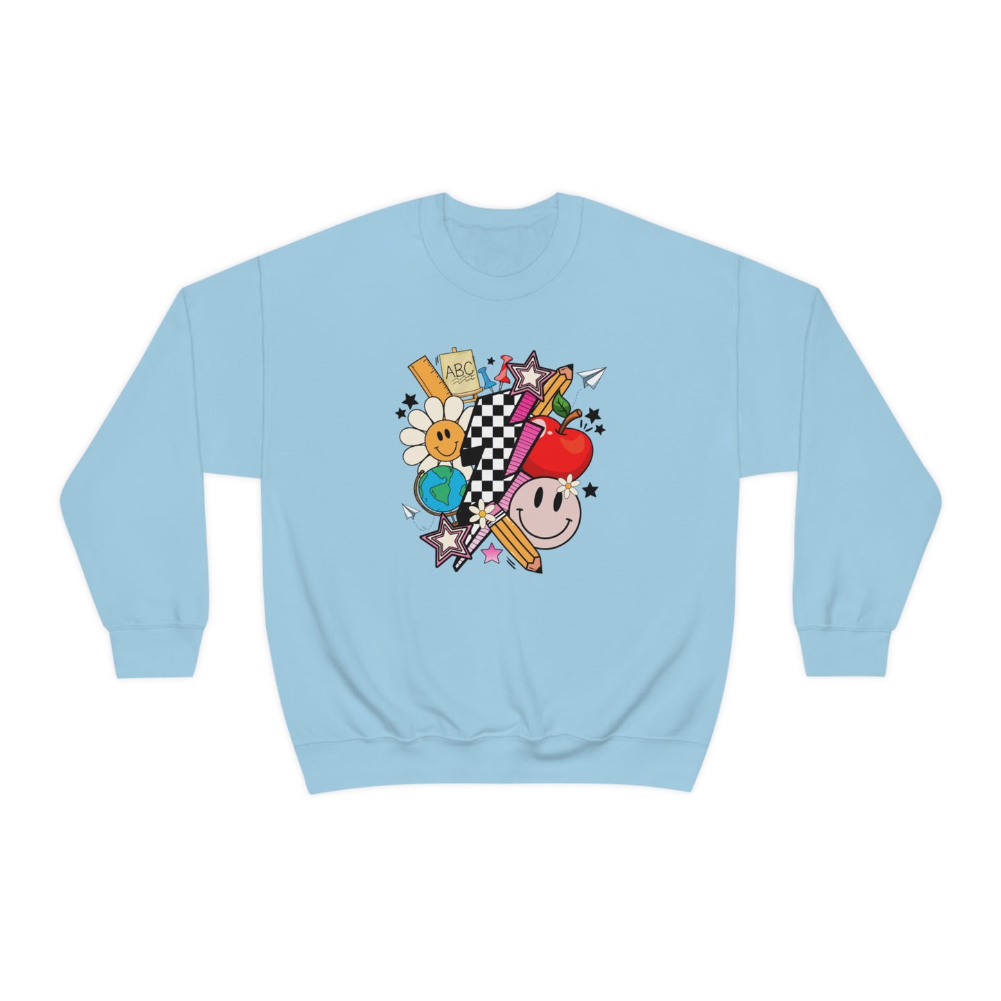 Retro Teacher Collage Sweatshirt