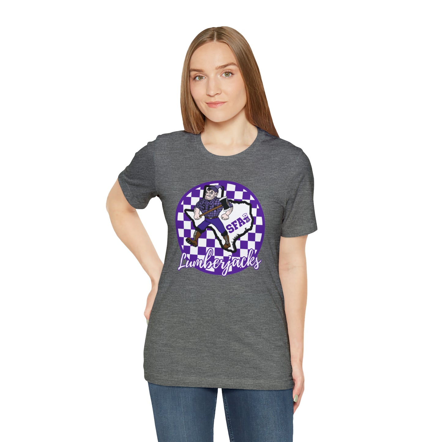 SFA Lumberjacks Checkered Circle