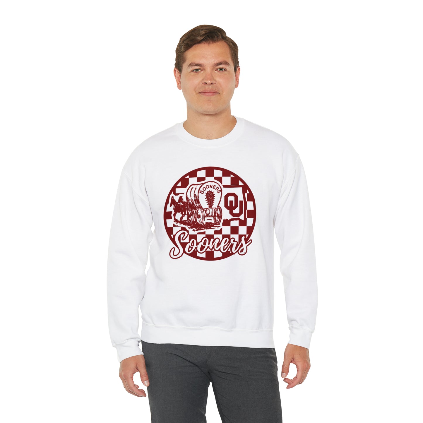 Oklahoma Sooners Checkered Sweatshirt