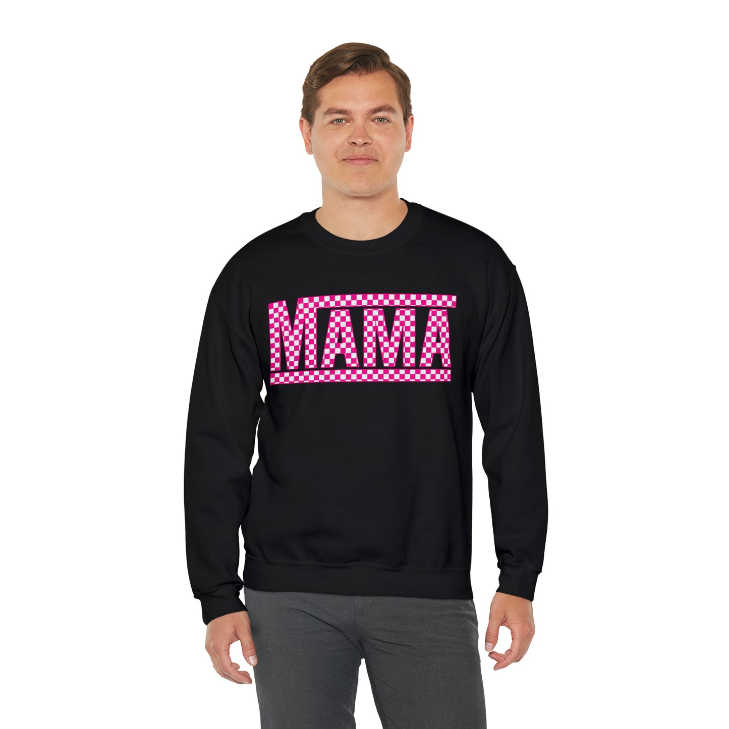 Mama Checkered Sweatshirt