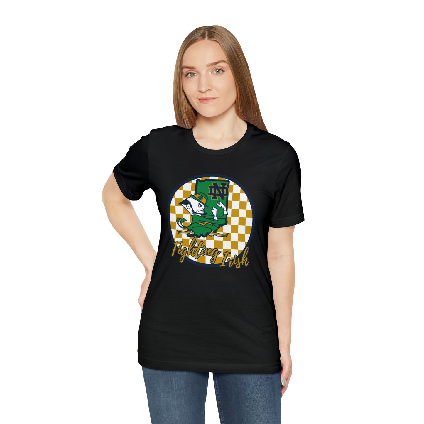 Notre Dame Fighting Irish Checkered Circle