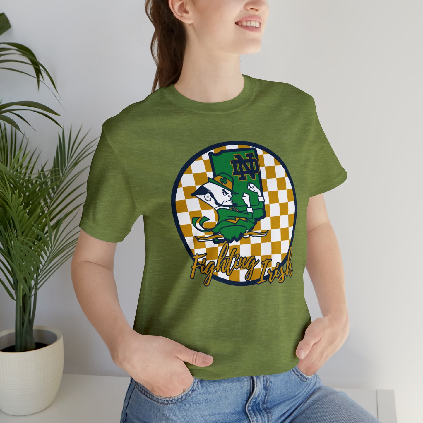 Notre Dame Fighting Irish Checkered Circle