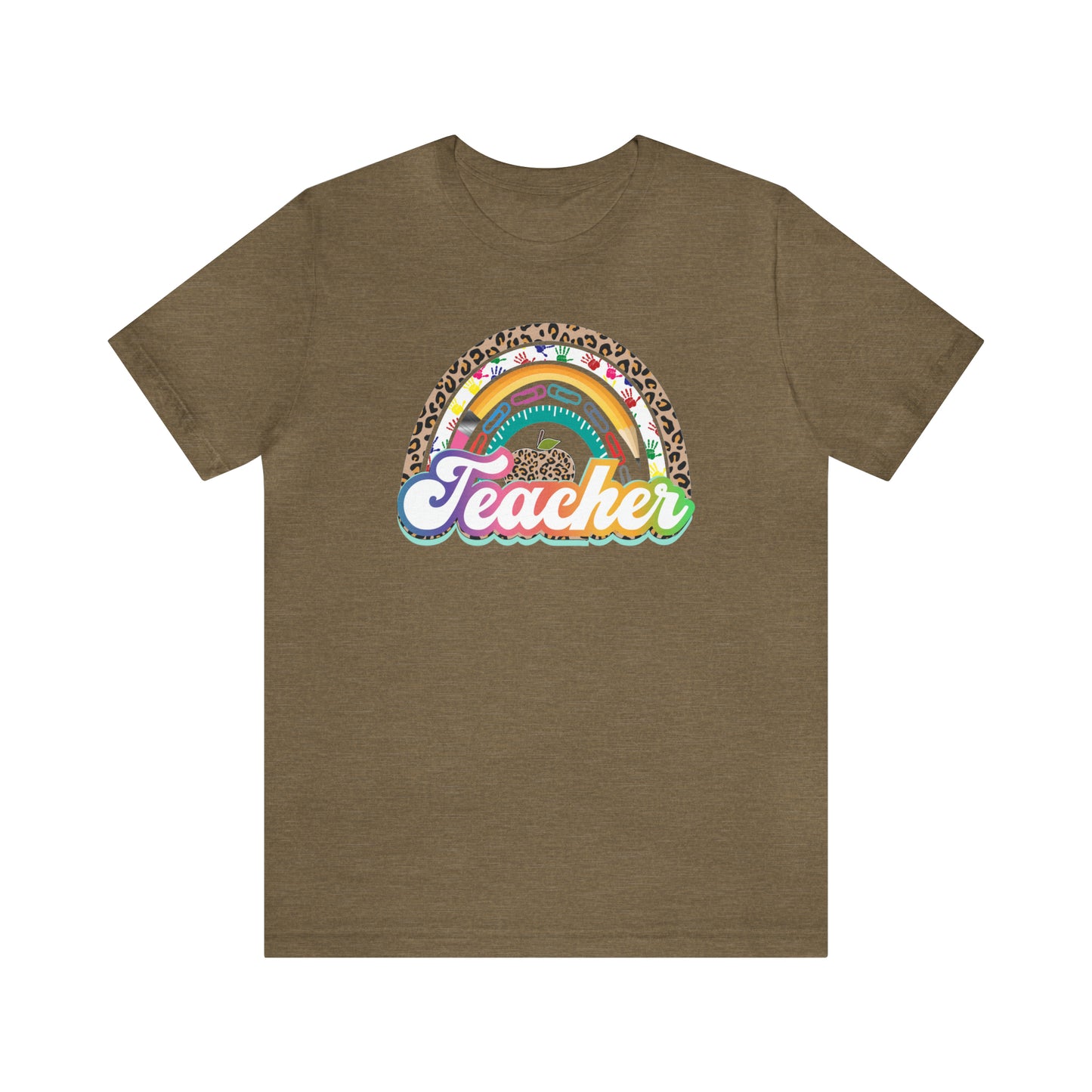 Teacher Leopard Rainbow