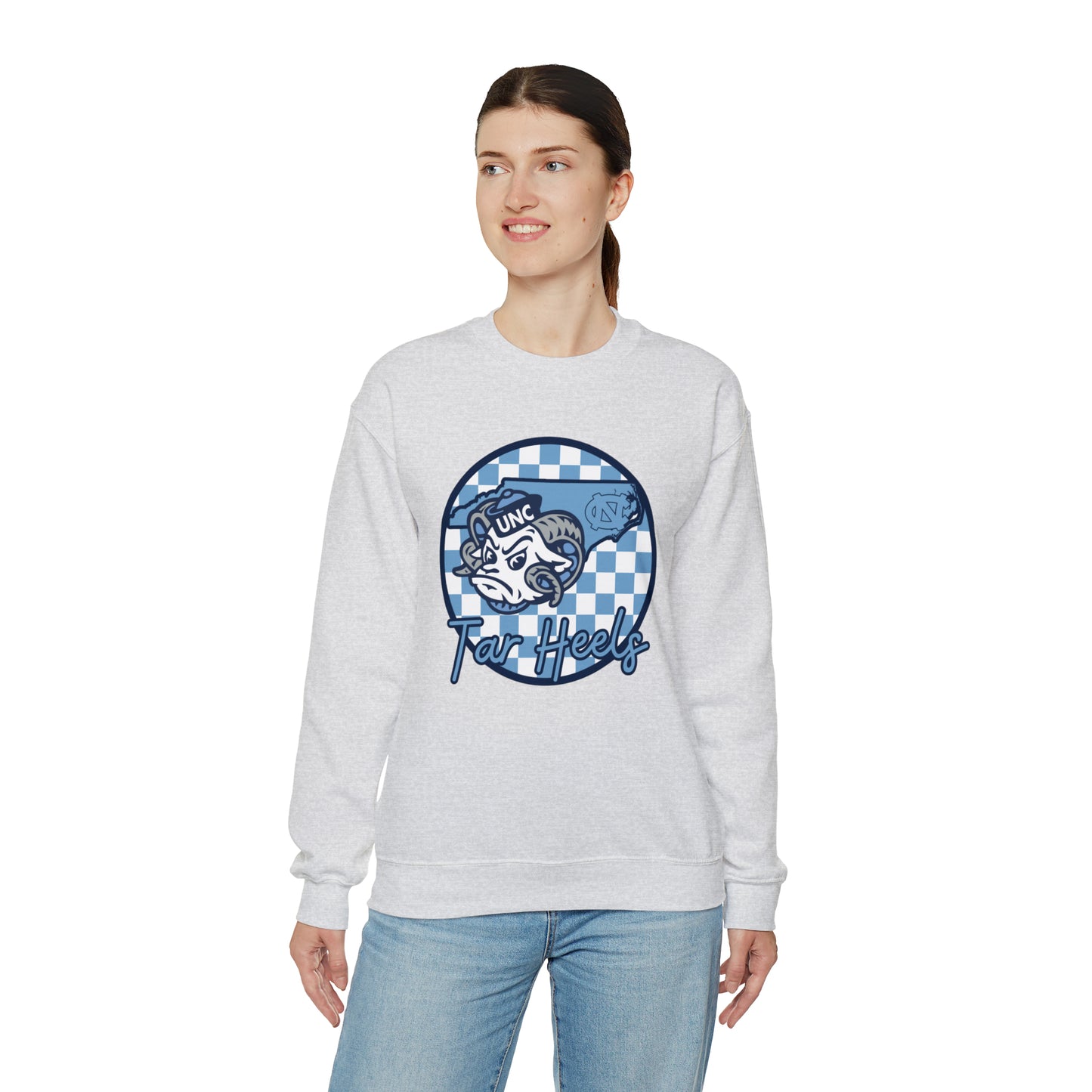 North Carolina Tar Heels Checkered Sweatshirt