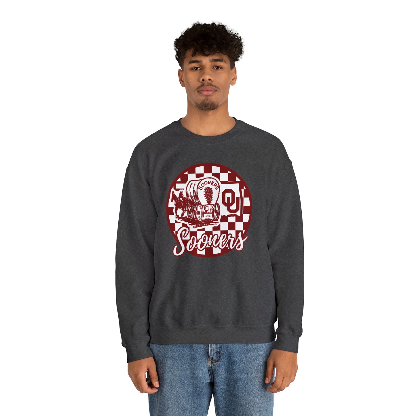 Oklahoma Sooners Checkered Sweatshirt