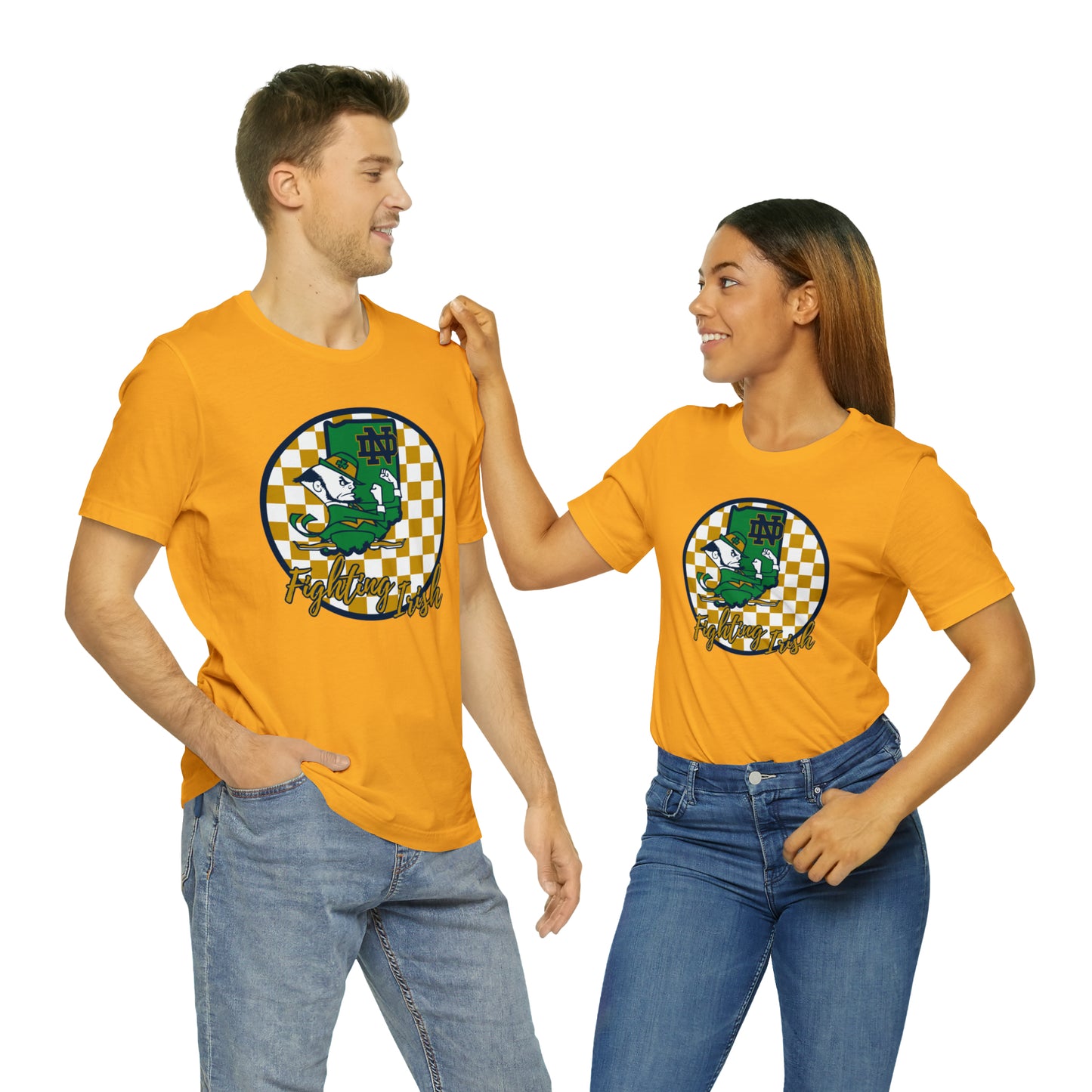 Notre Dame Fighting Irish Checkered Circle