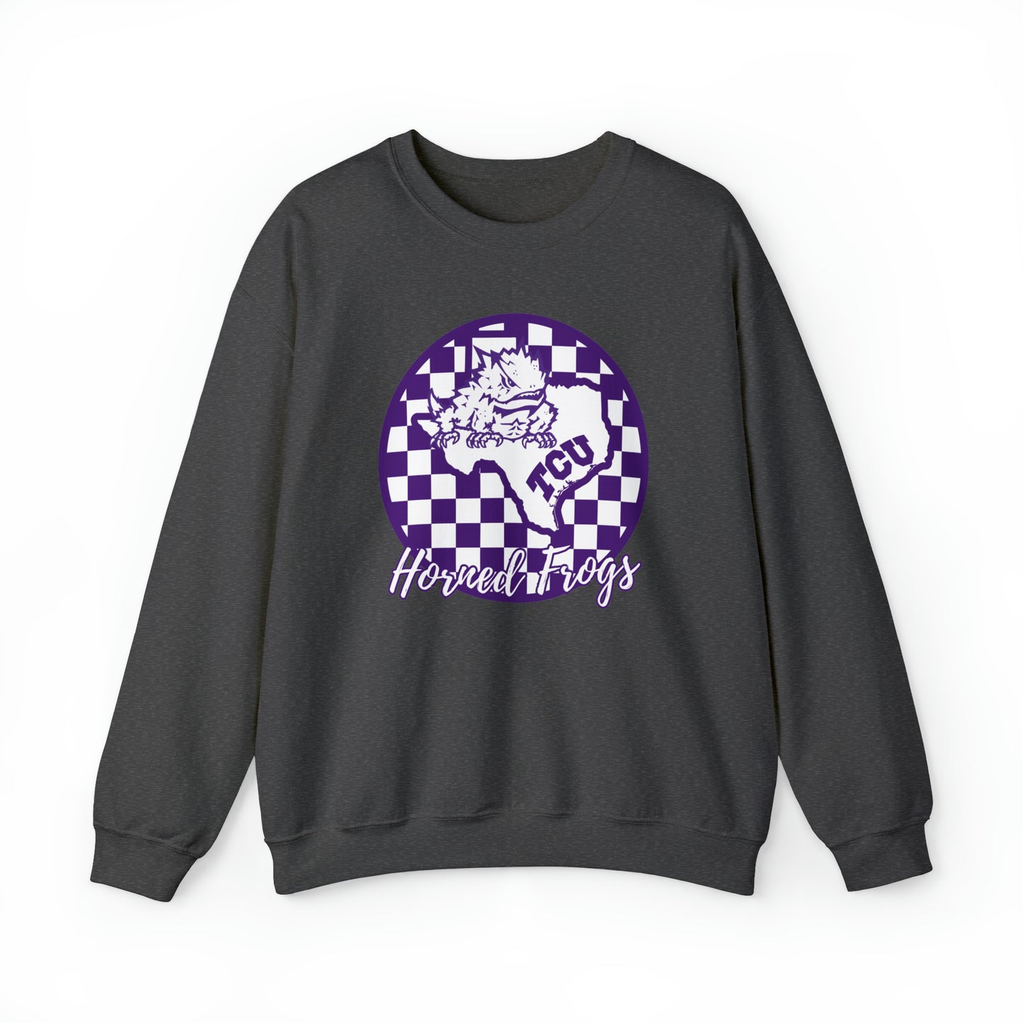 TCU Horned Frogs Checkered Sweatshirt