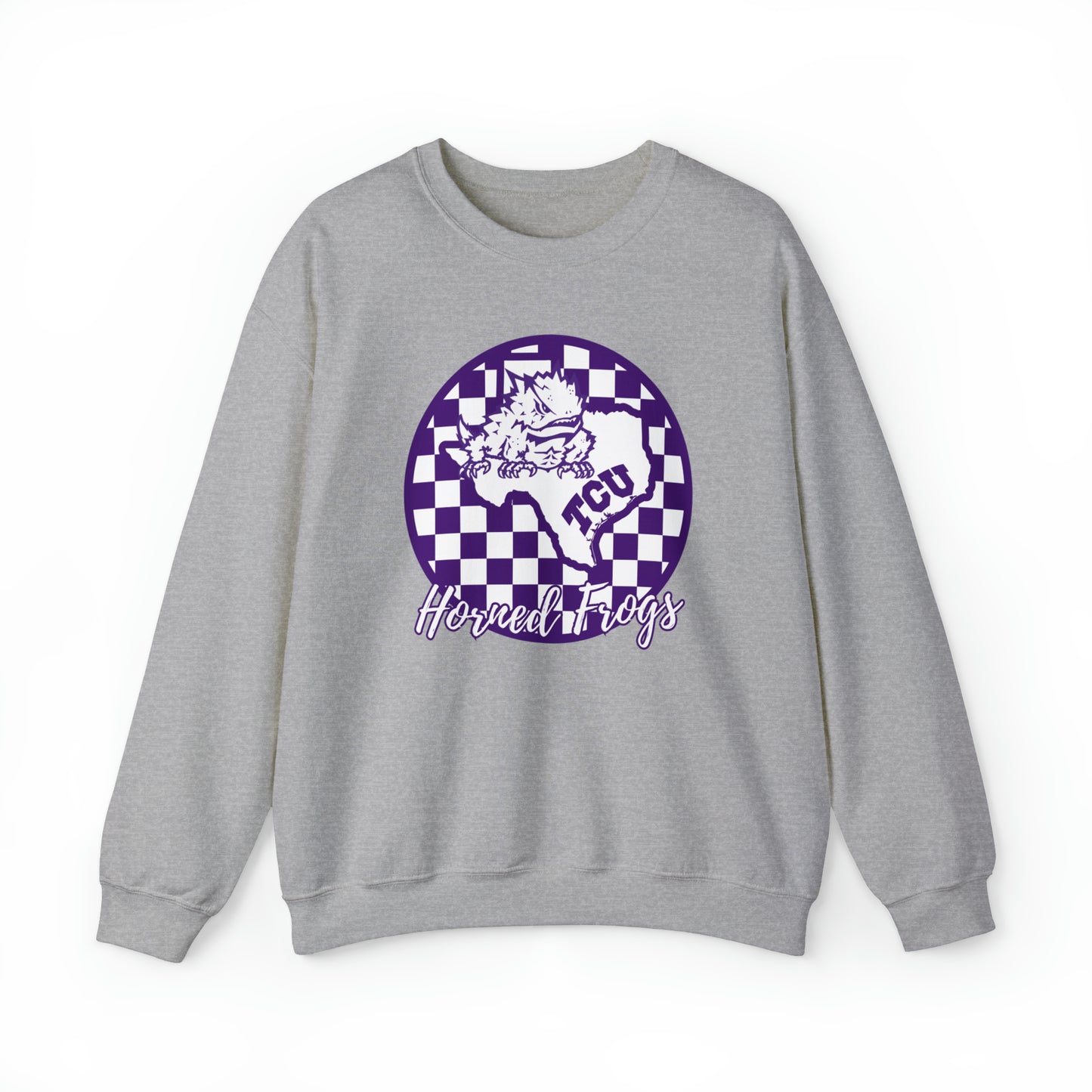 TCU Horned Frogs Checkered Sweatshirt