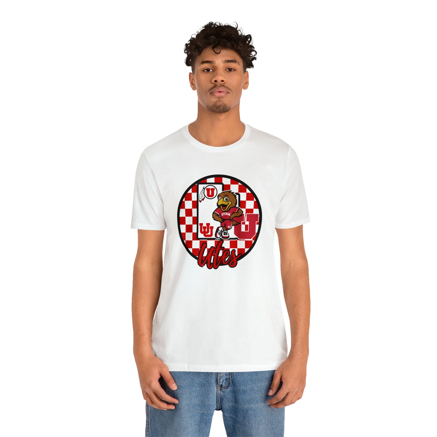 Utah Utes Checkered Circle