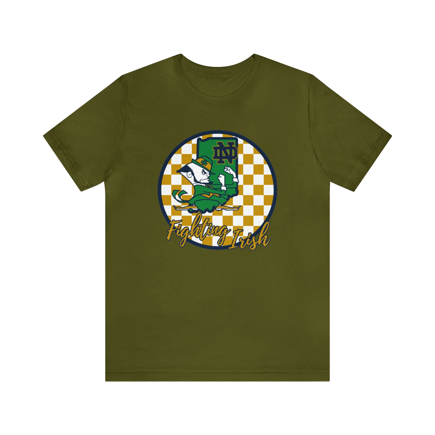 Notre Dame Fighting Irish Checkered Circle