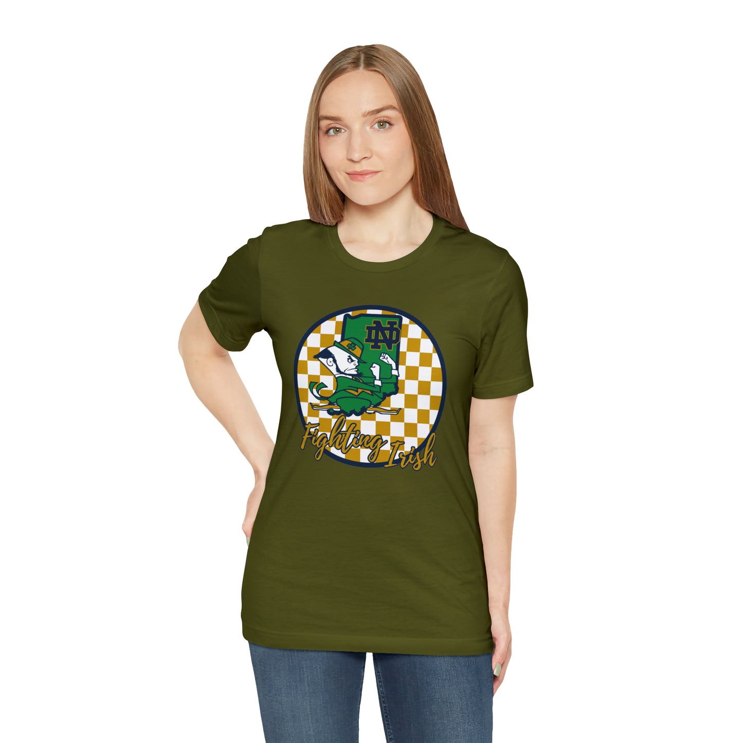 Notre Dame Fighting Irish Checkered Circle