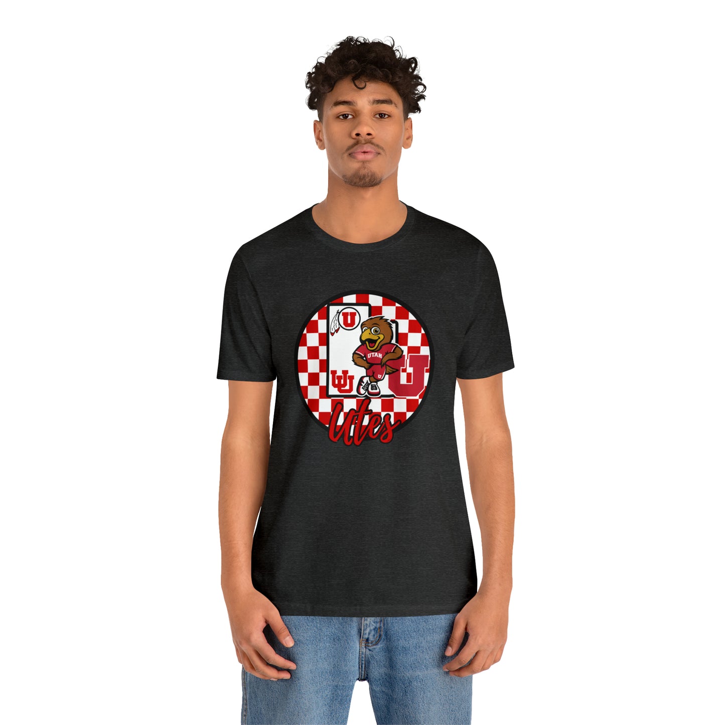 Utah Utes Checkered Circle