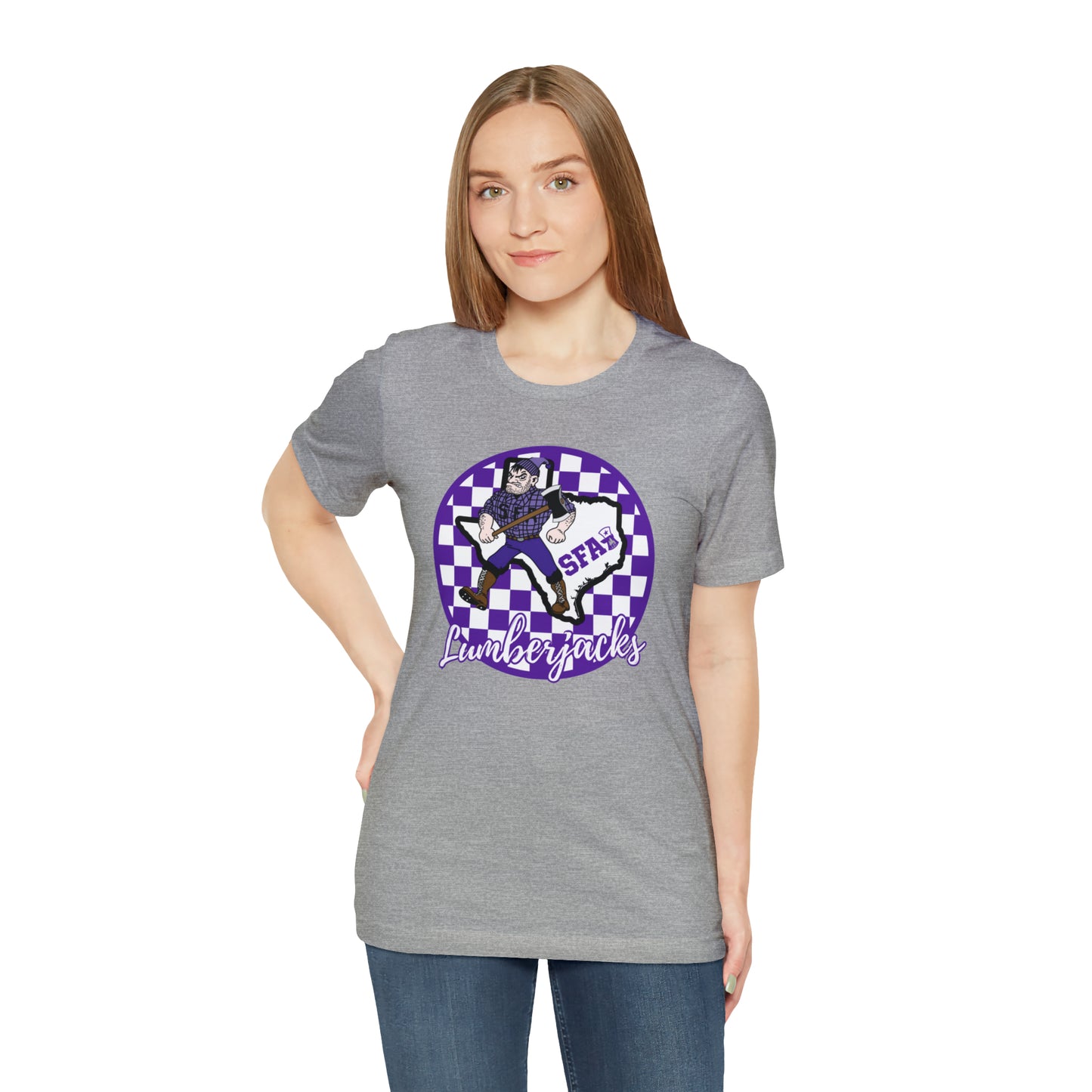 SFA Lumberjacks Checkered Circle