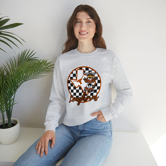 Texas Longhorns Checkered Sweatshirt