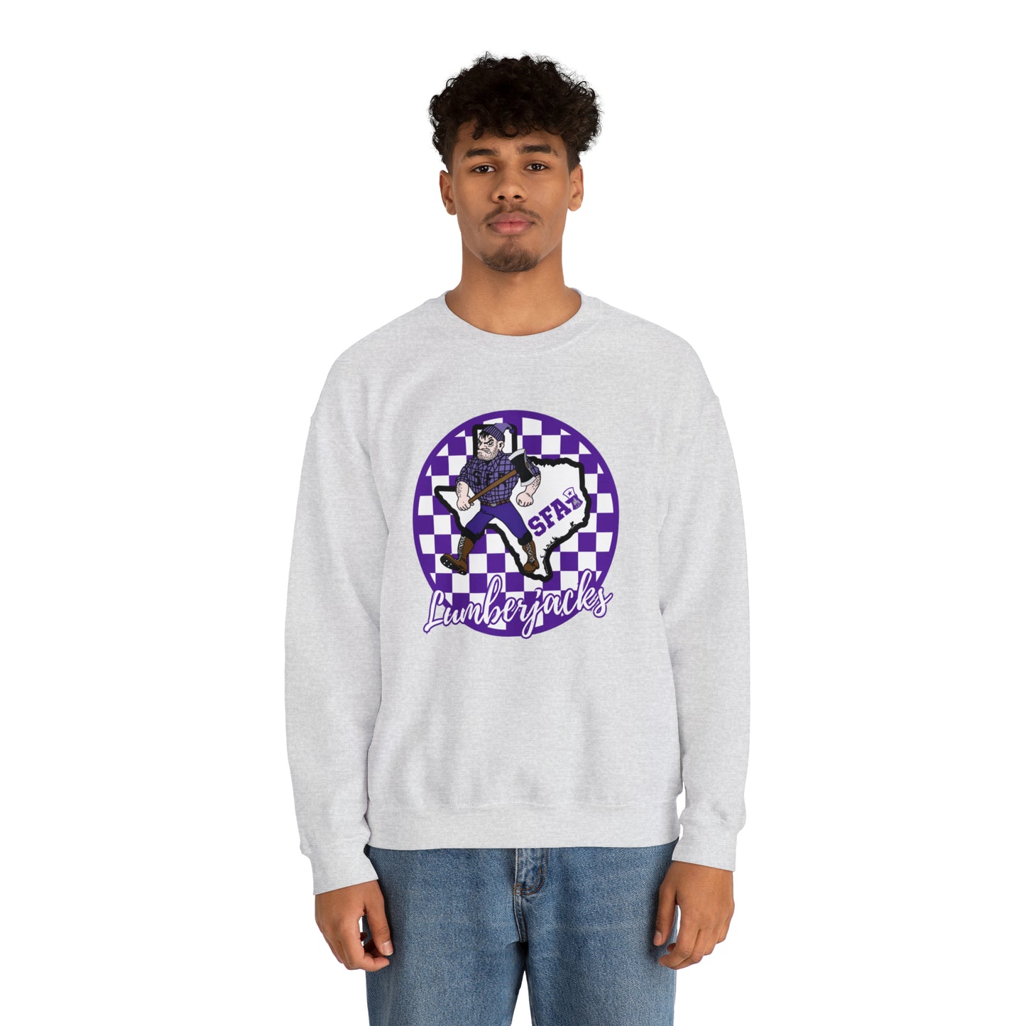 SFA Lumberjacks Checkered Sweatshirt