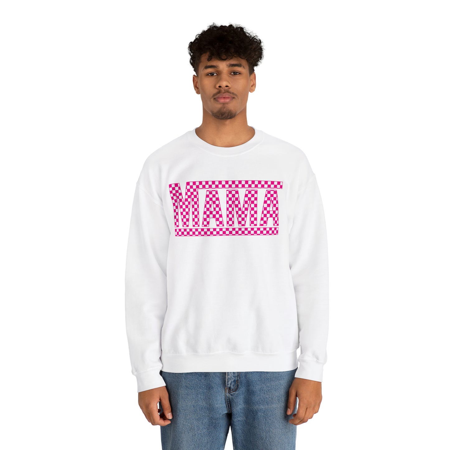 Mama Checkered Sweatshirt