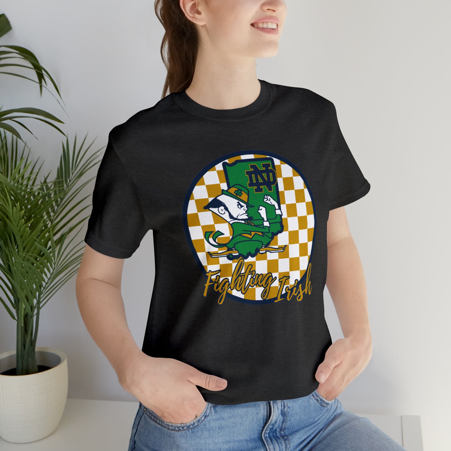 Notre Dame Fighting Irish Checkered Circle