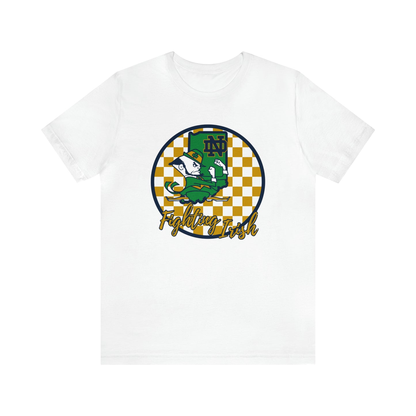 Notre Dame Fighting Irish Checkered Circle