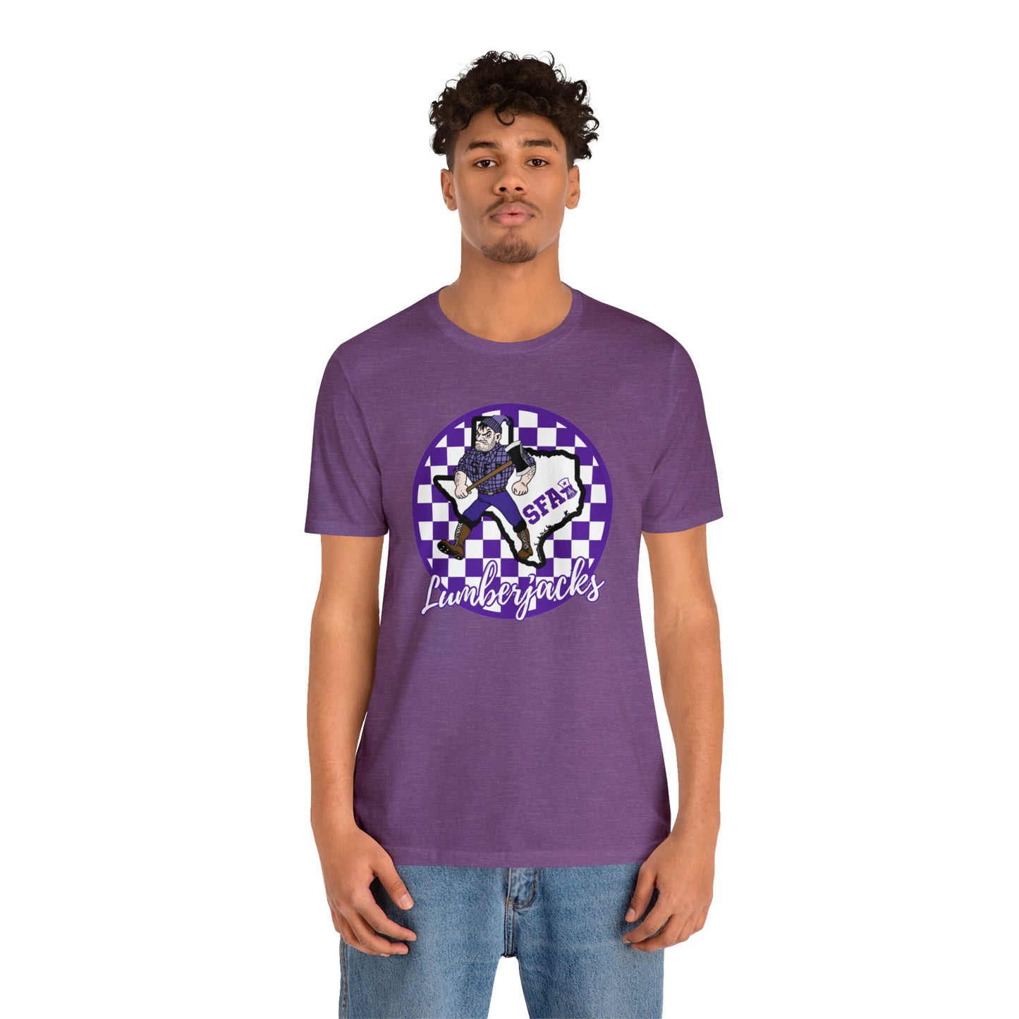 SFA Lumberjacks Checkered Circle