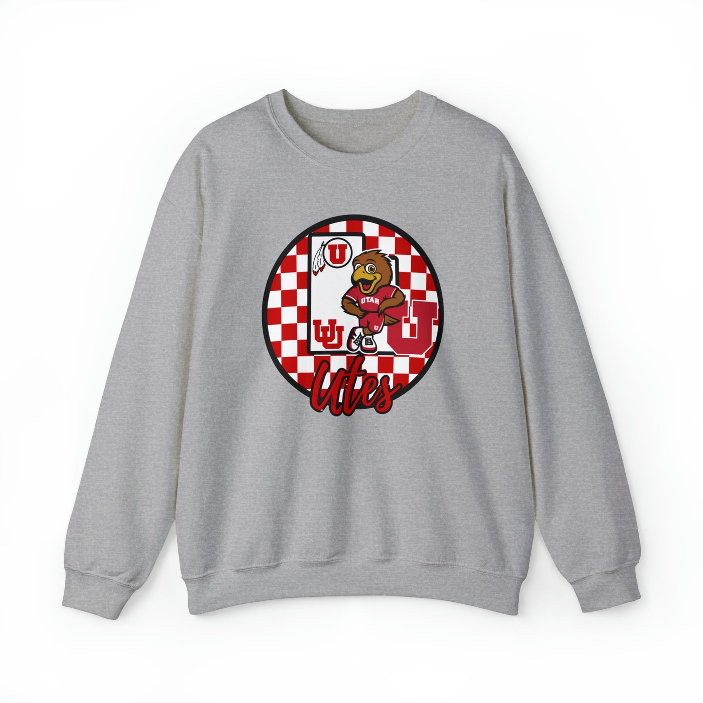 Utah Utes Checkered Sweatshirt