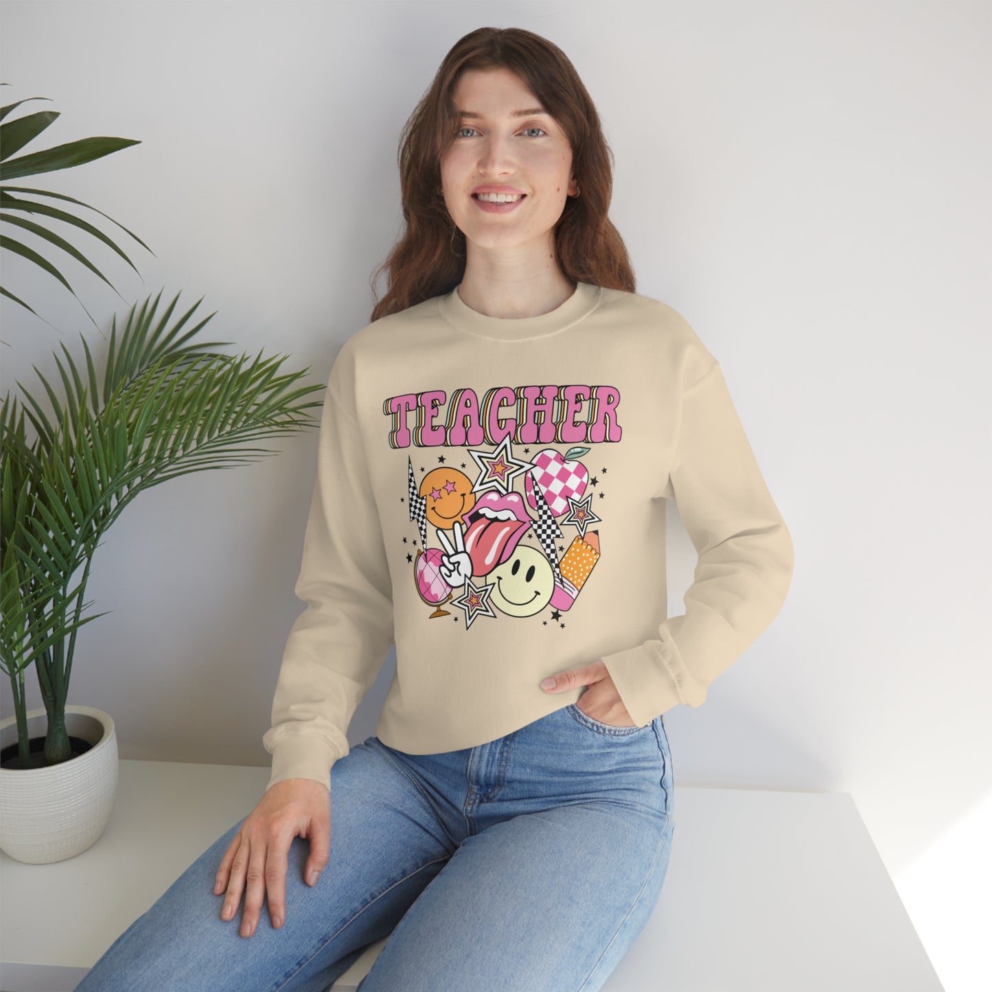 Teacher Collage Sweatshirt