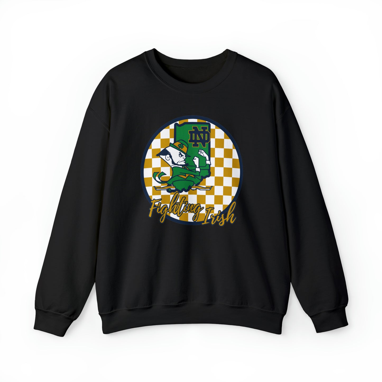 Notre Dame Fighting Irish Checkered Sweatshirt