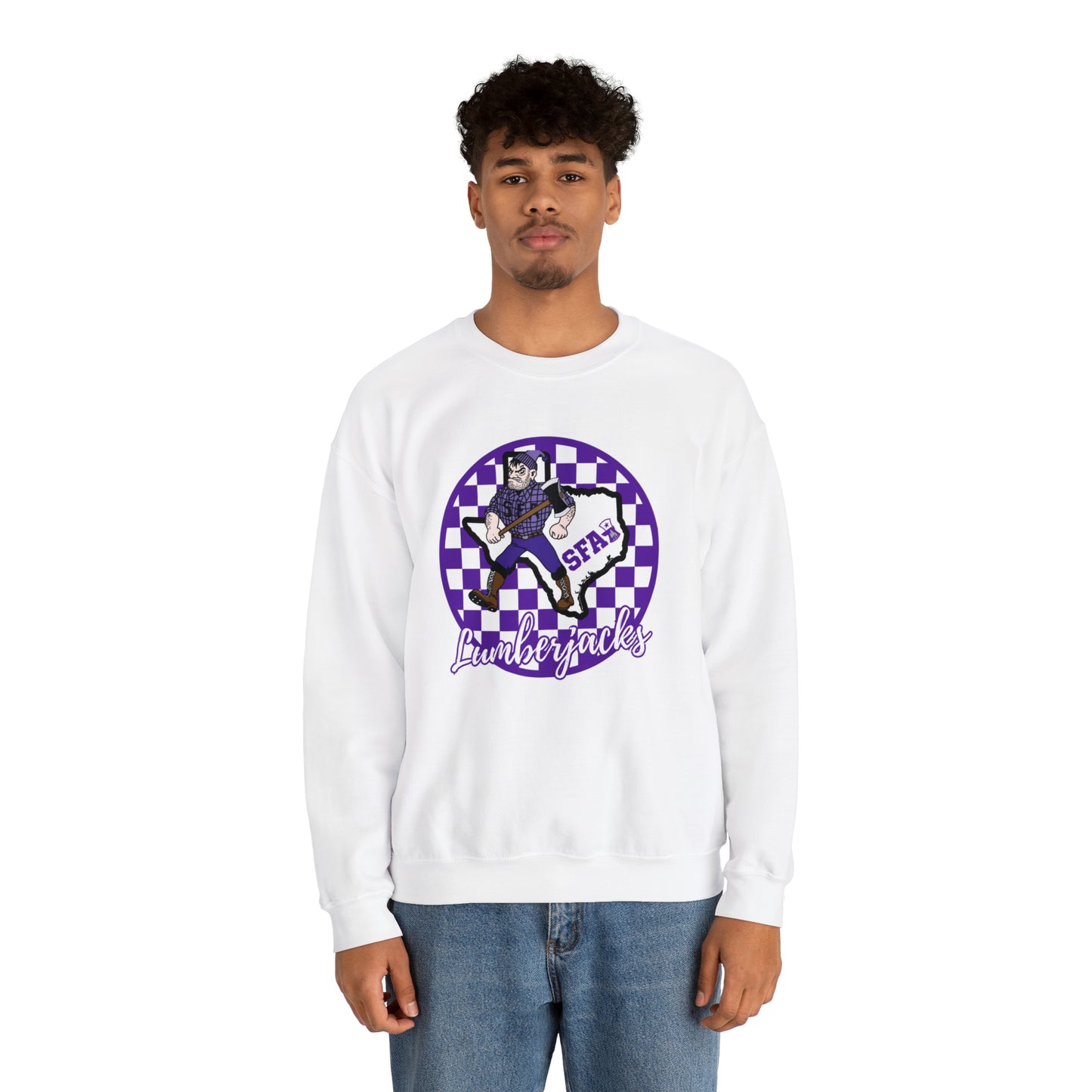 SFA Lumberjacks Checkered Sweatshirt