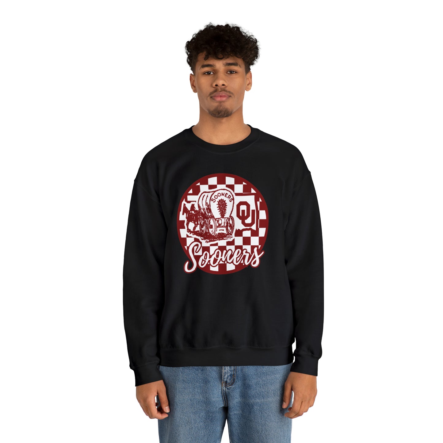 Oklahoma Sooners Checkered Sweatshirt