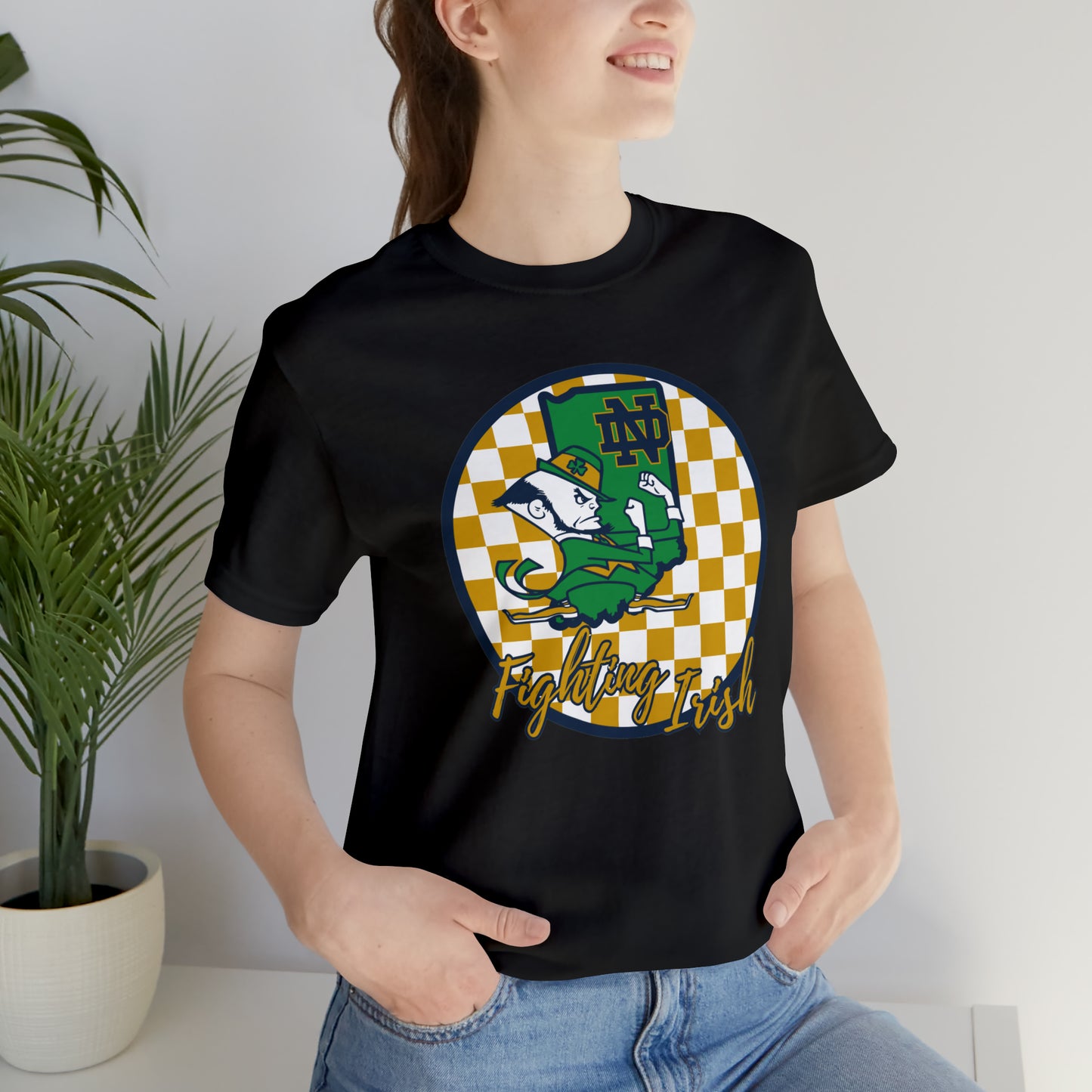 Notre Dame Fighting Irish Checkered Circle