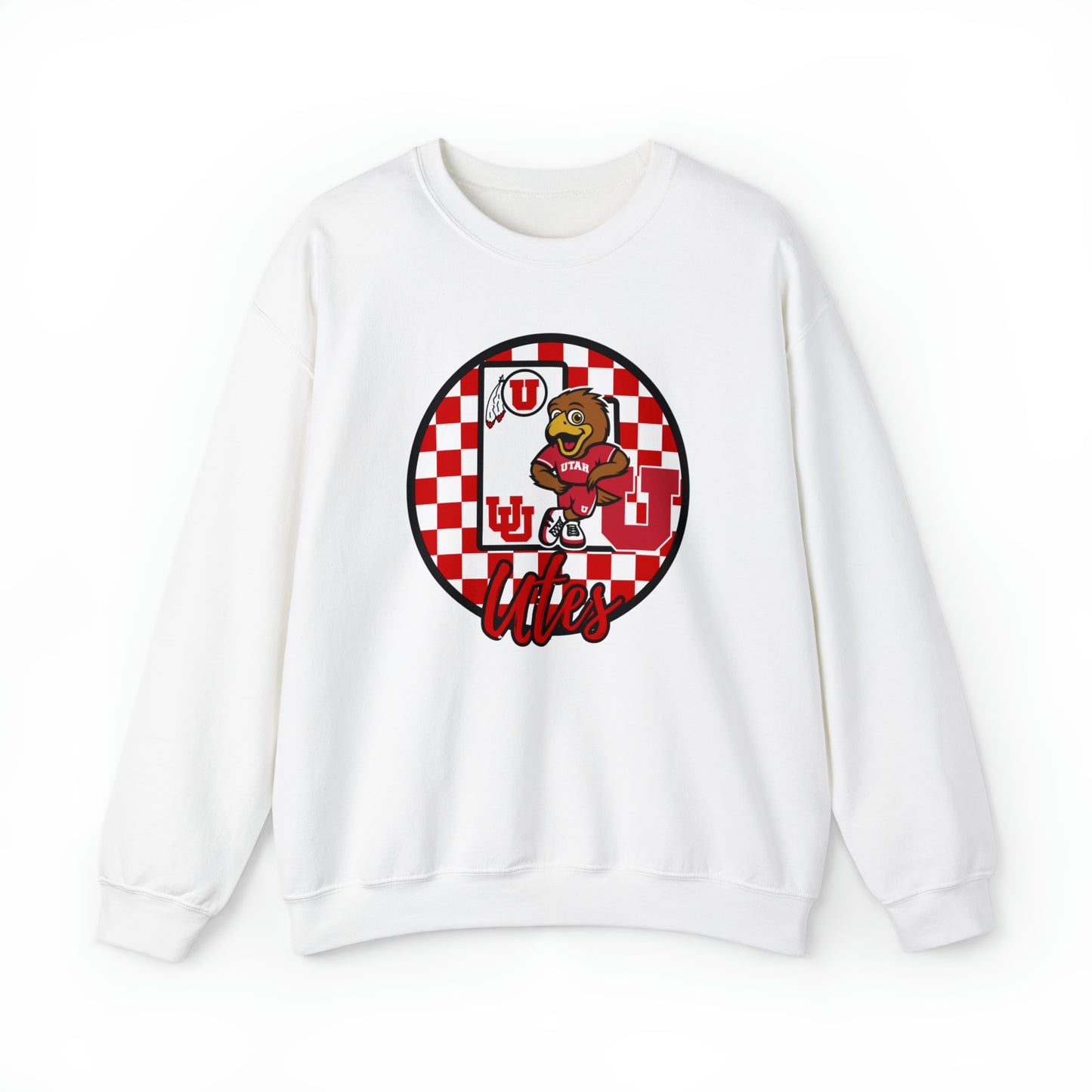 Utah Utes Checkered Sweatshirt