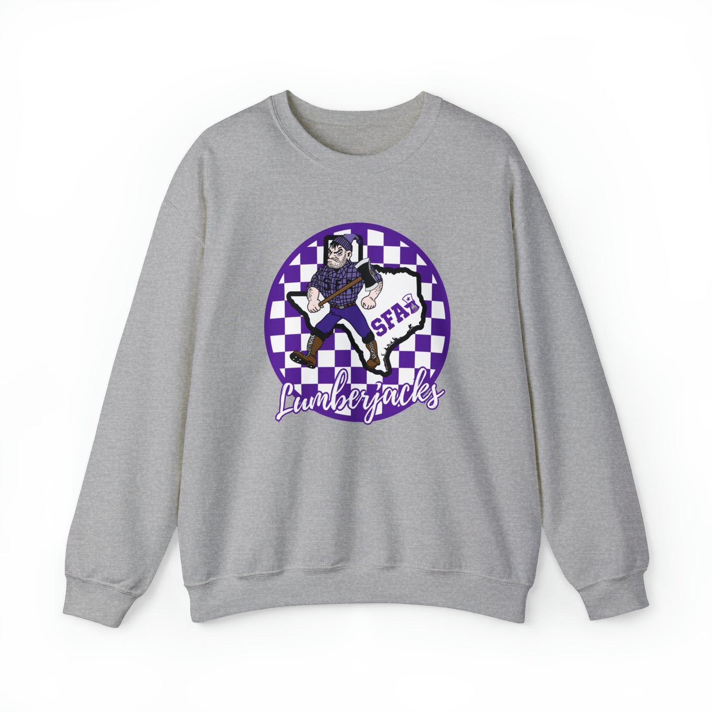 SFA Lumberjacks Checkered Sweatshirt