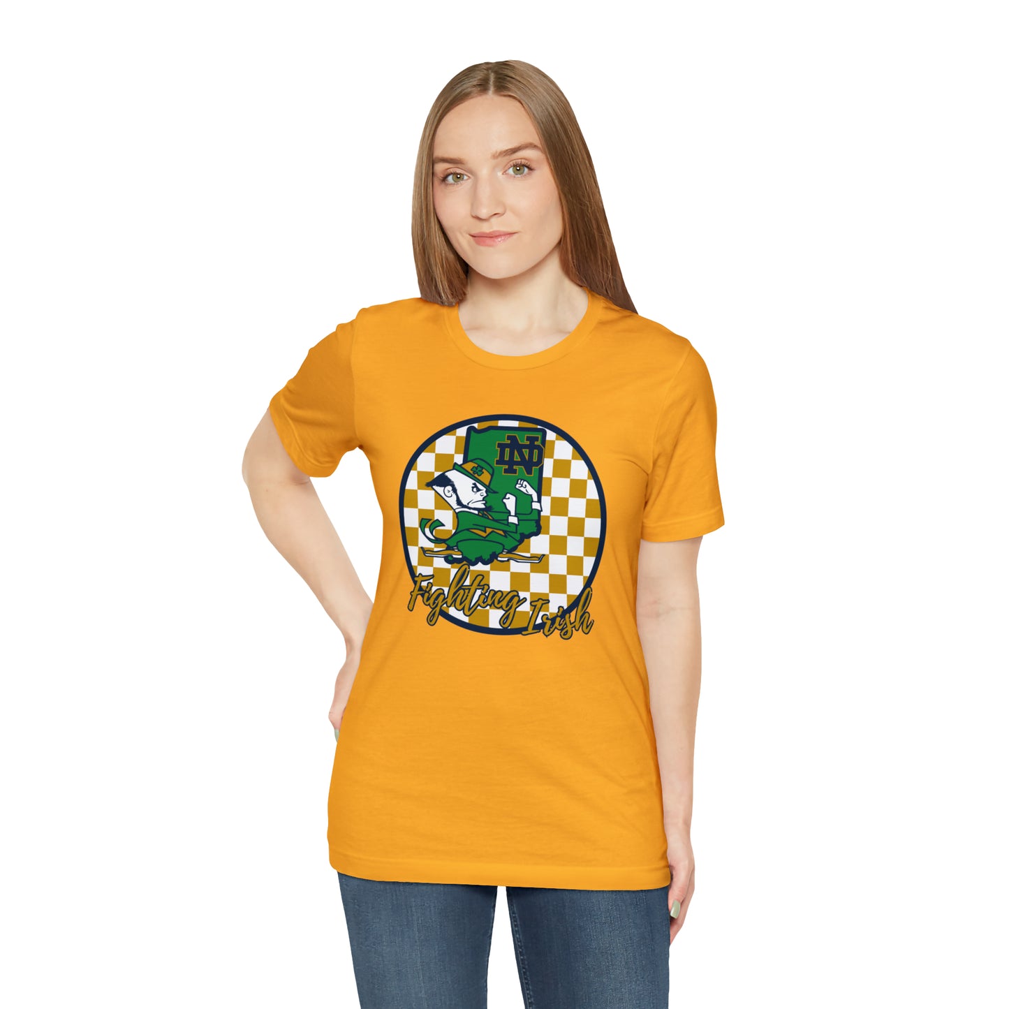 Notre Dame Fighting Irish Checkered Circle