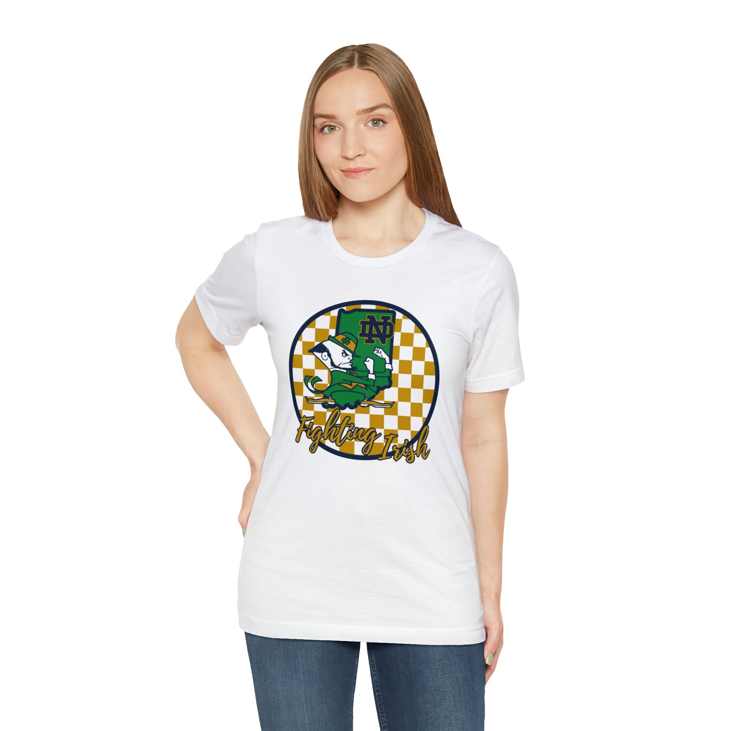 Notre Dame Fighting Irish Checkered Circle