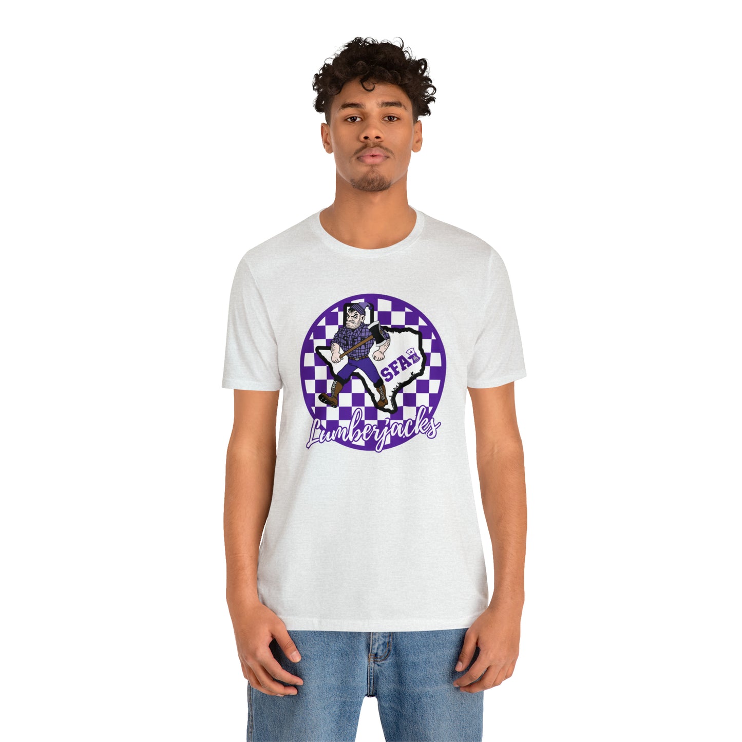 SFA Lumberjacks Checkered Circle