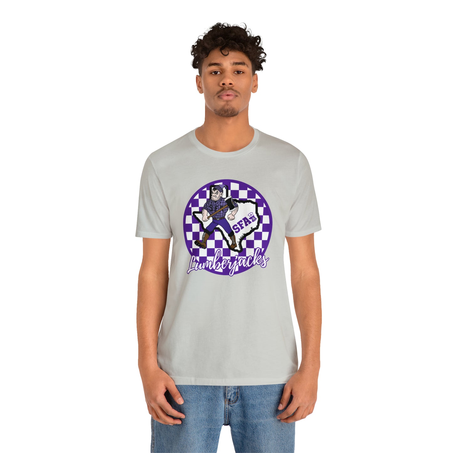 SFA Lumberjacks Checkered Circle