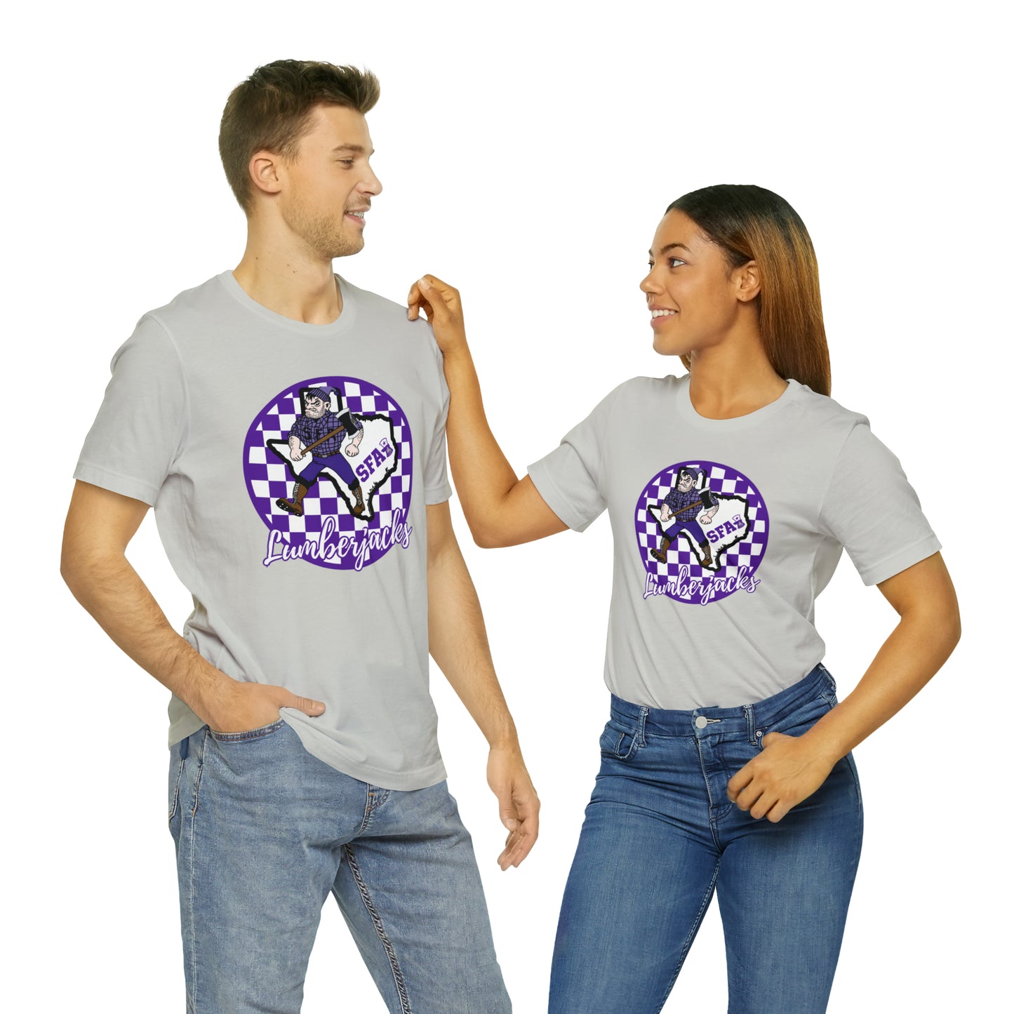 SFA Lumberjacks Checkered Circle