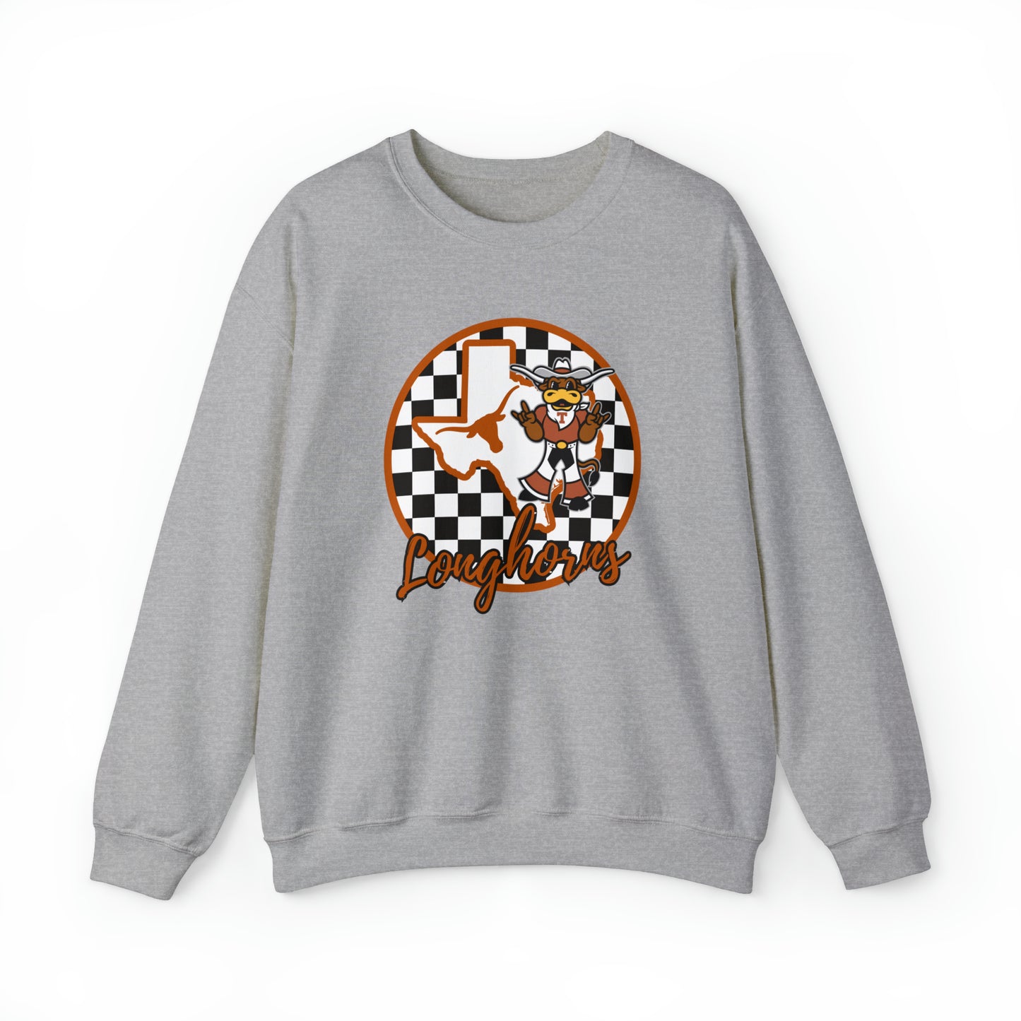 Texas Longhorns Checkered Sweatshirt