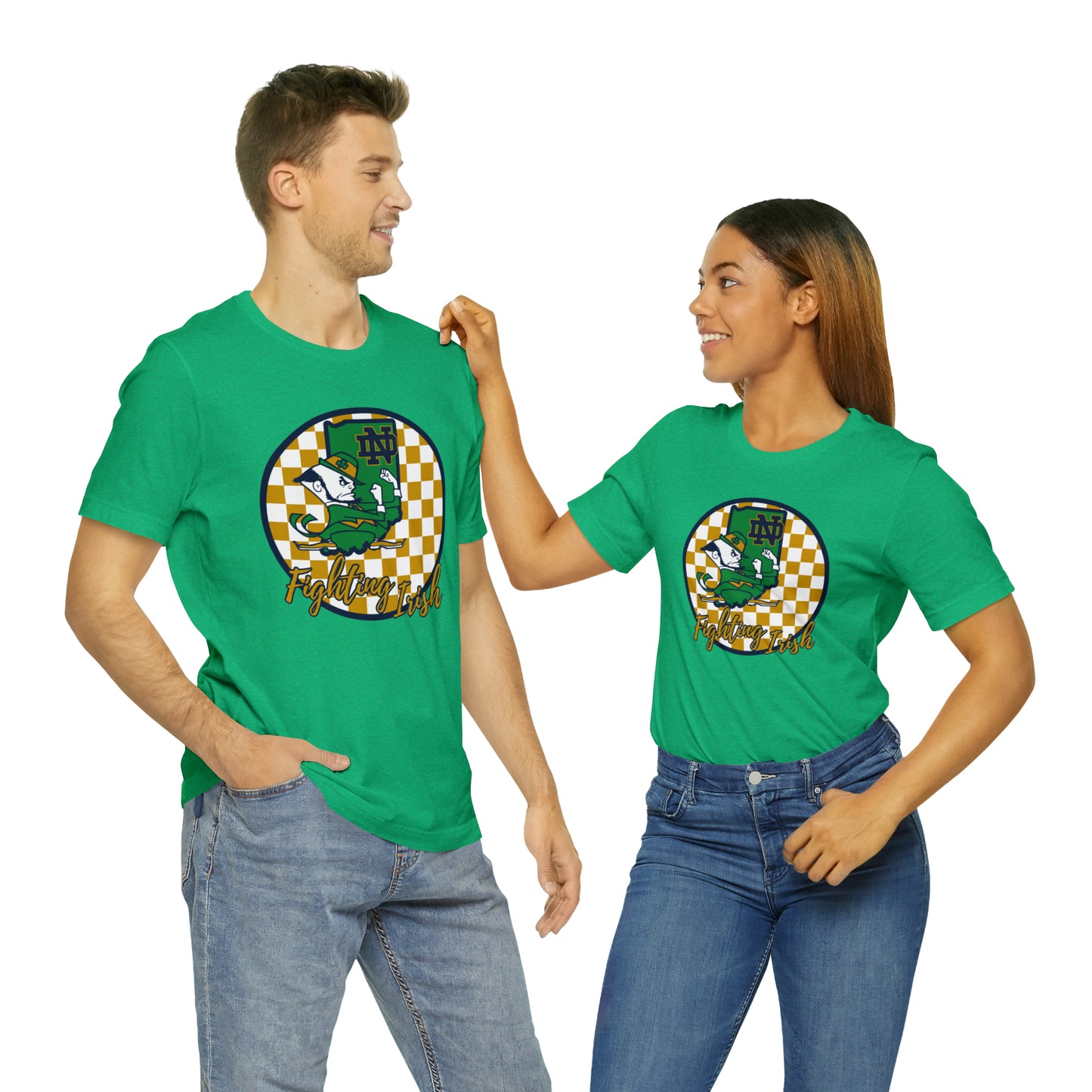 Notre Dame Fighting Irish Checkered Circle