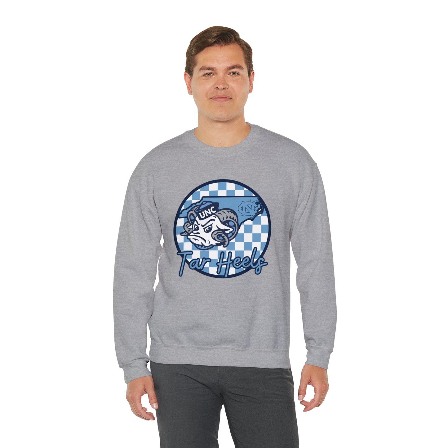 North Carolina Tar Heels Checkered Sweatshirt