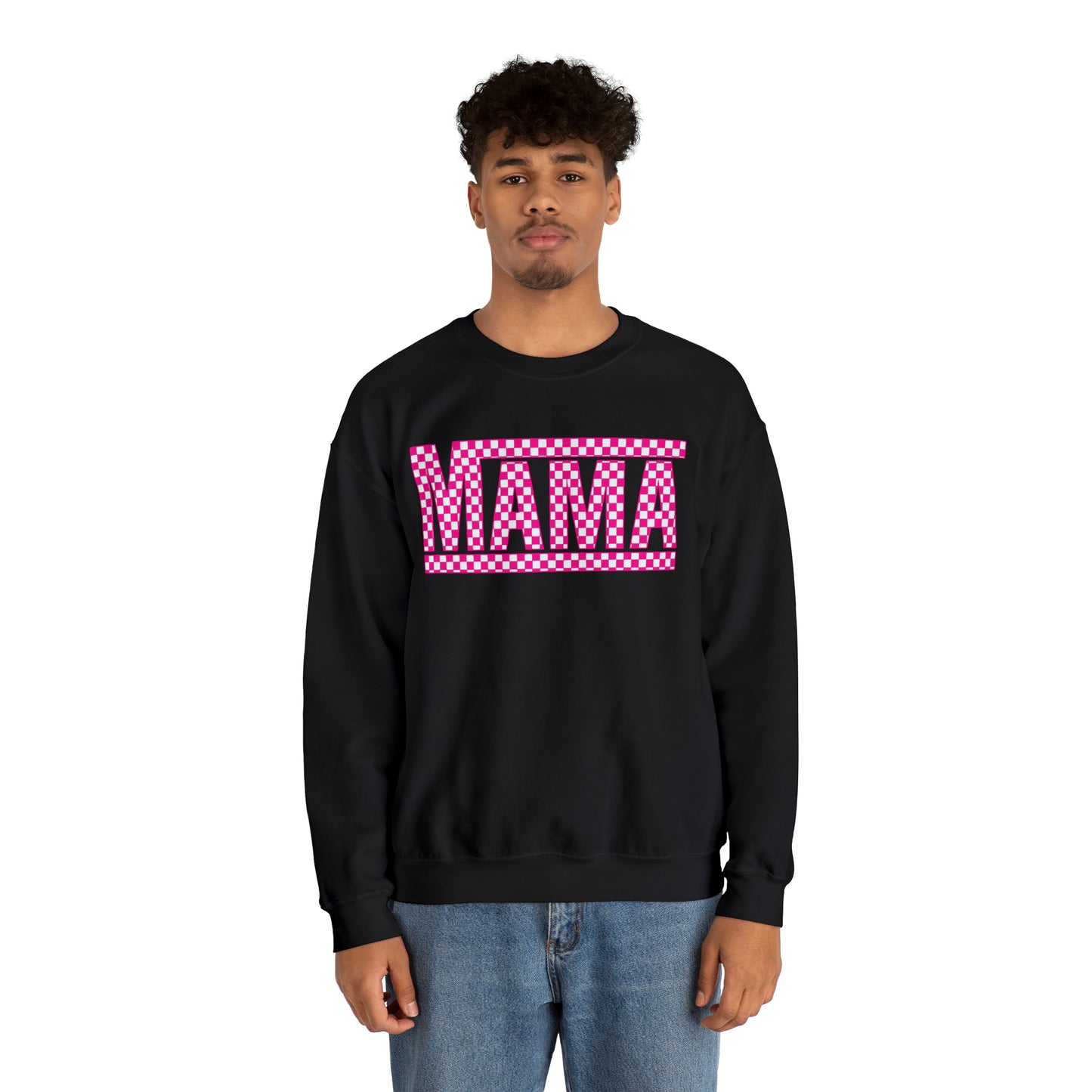 Mama Checkered Sweatshirt