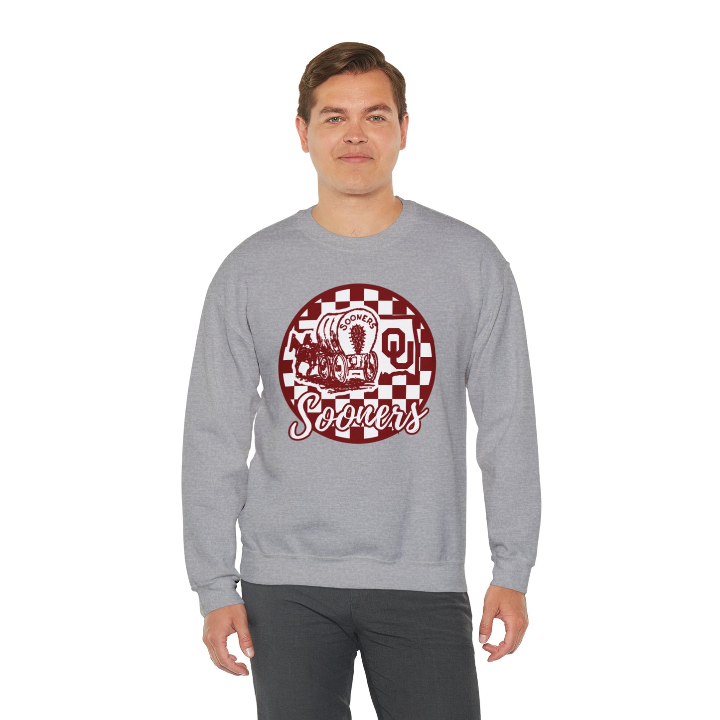 Oklahoma Sooners Checkered Sweatshirt