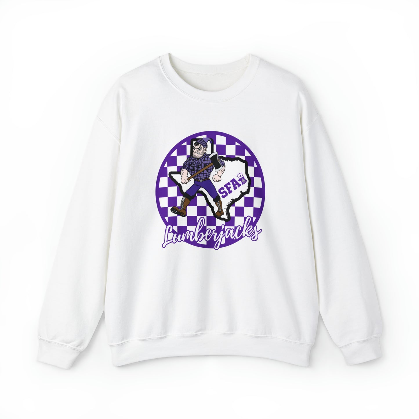 SFA Lumberjacks Checkered Sweatshirt