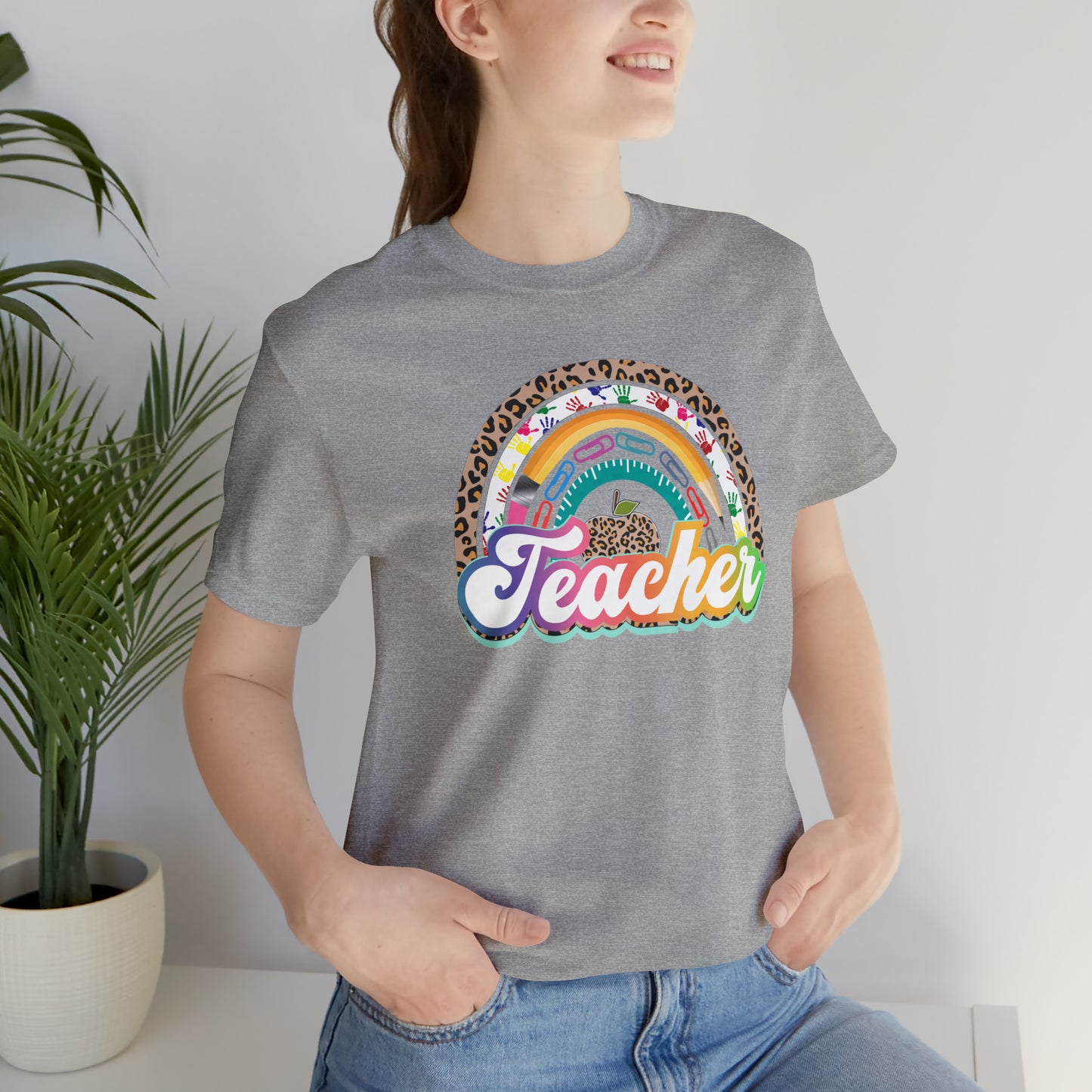 Teacher Leopard Rainbow