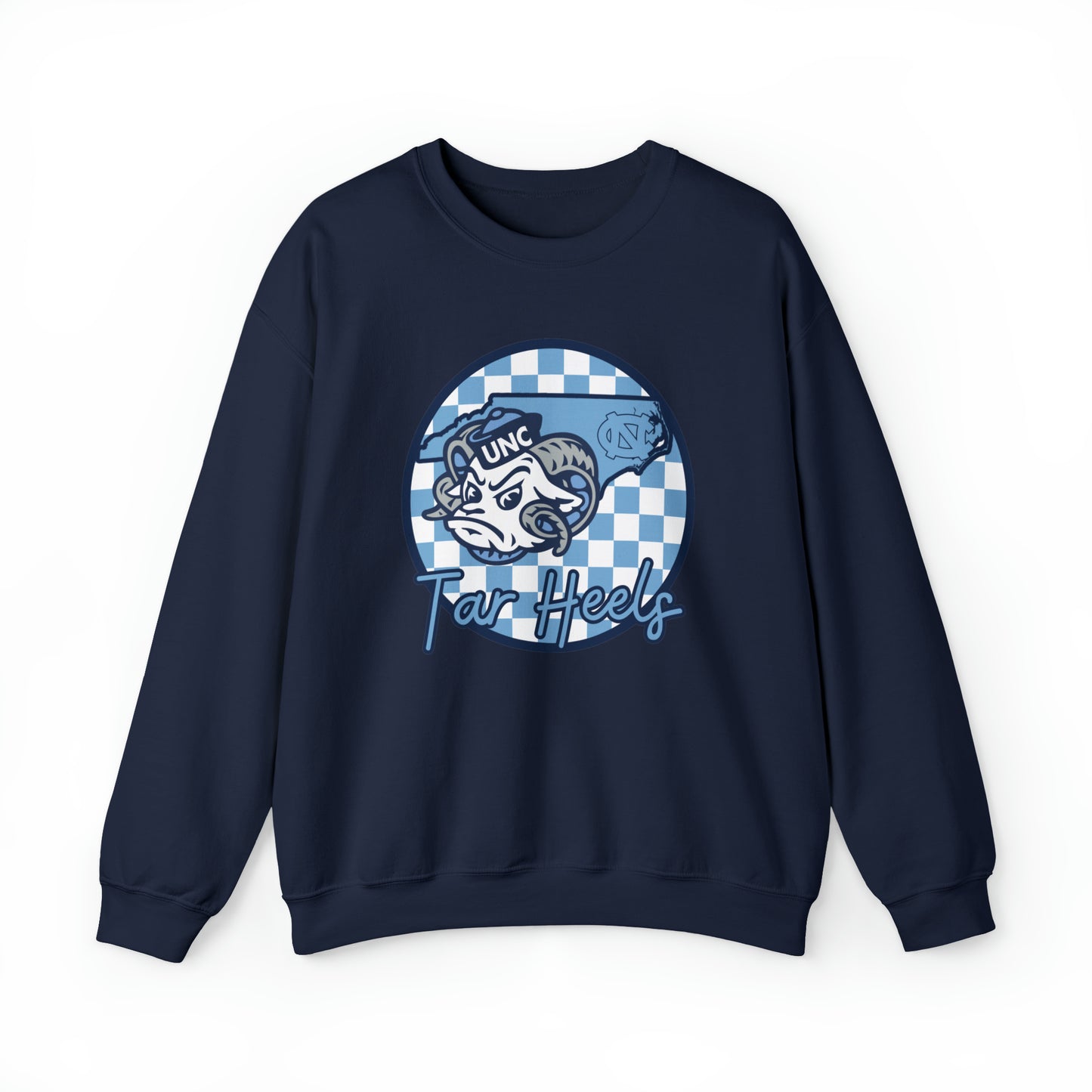 North Carolina Tar Heels Checkered Sweatshirt