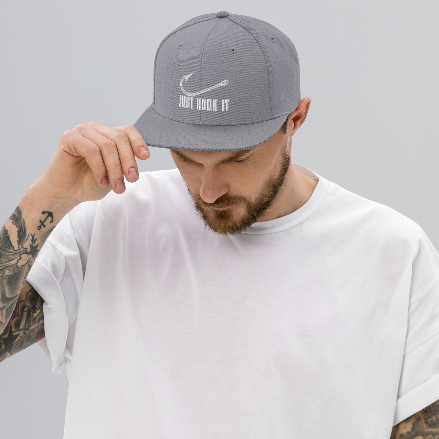 Hook It Classic Snapback - White Thread