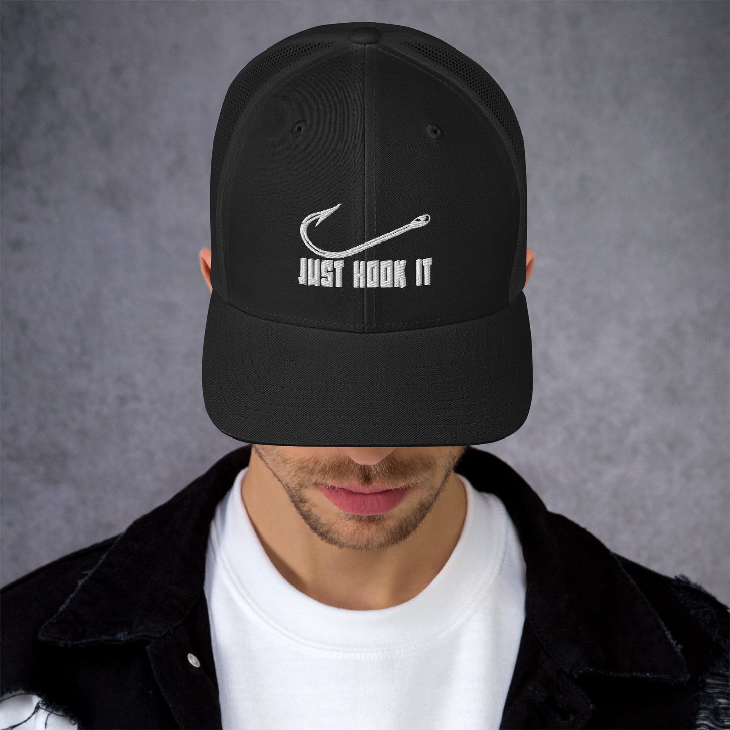 Hook It Snapback Hat - White Thread